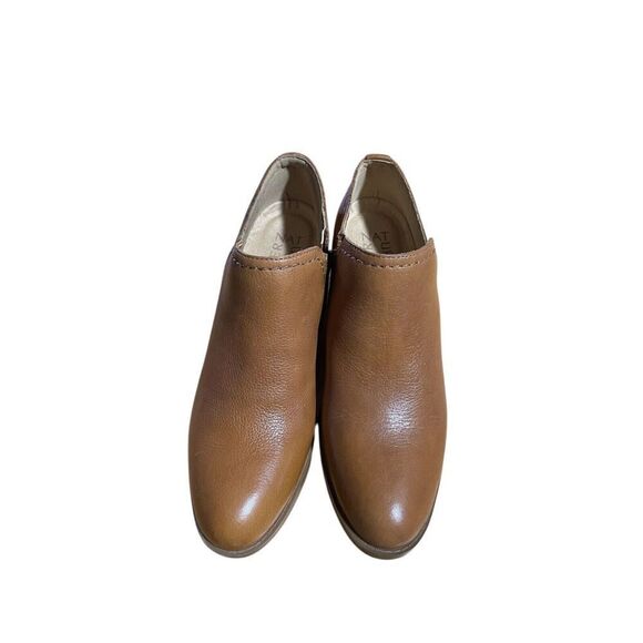 Naturalizer Zarie Block Heel Brown, Cinnamon Leather Bootie Size 6.5M - Picture 6 of 8
